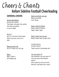 Kellam High School Cheerleading Cheers & Chants