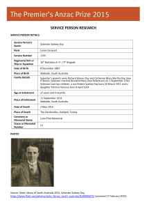 Lance Corporal Sylvester Day