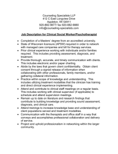 Counseling Specialists LLP