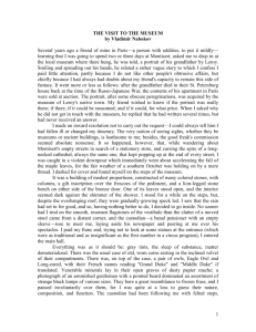 The Visit to the Museum by Vladimir Nabokov
