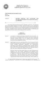 BSA Accountancy Standards & Policies in the Philippines