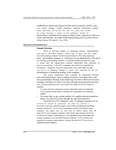 Asmai Ishak, Marketing Strategy Implementation: A Study of Small