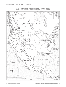 U.S. Territorial Expansion: Geography Challenge