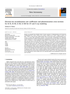 Electron-ion recombination rate coefficients and photoionization