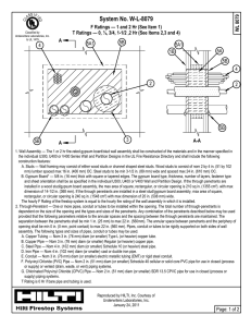 UL Firestop System W-L-8079: Technical Specs & Ratings
