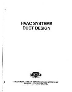 HVAC Duct Design Manual: SMACNA Standards
