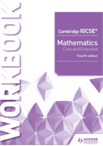 Cambridge IGCSE Mathematics Workbook