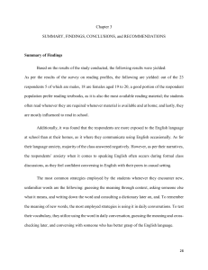 Language Acquisition & Speaking Skills: A Study