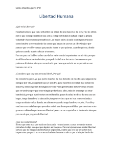 Ensayo sobre la Libertad Humana
