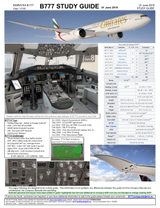 B777 Study Guide: Emirates B-777X Aircraft