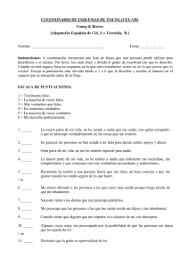 Cuestionario CEY-VR: Evaluación de Esquemas de Young (Español)