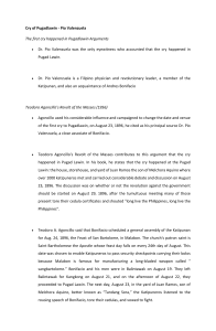 Cry of Pugadlawin: Historical Analysis & Arguments