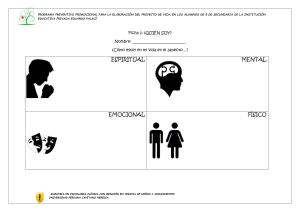 Ficha Proyecto de Vida Secundaria
