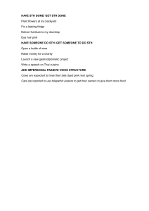 Causative & Passive Voice Worksheet