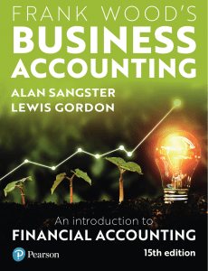 Frank Wood's Business Accounting Textbook