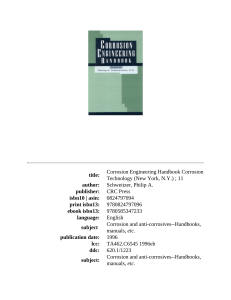 Corrosion Engineering Handbook
