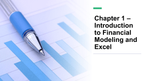 Financial Modeling in Excel: Introduction & Model Types