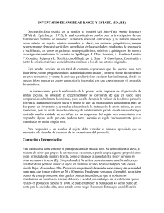 IDARE: Inventario de Ansiedad Rasgo-Estado